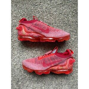 Nike Air VaporMax Flyknit Team Red Size 11.5 Men's